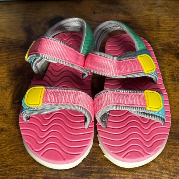 Cat & Jack Toddler Blair Footbed Sandals Pink Size 8 - Picture 5 of 12